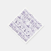 Serviette En Papier Nouvelle-Orléans Mardi Gras serviettes (Coin)
