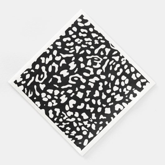 Serviette En Papier Nouvelle texture léopard 10 (Coin)