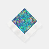 Serviette En Papier Nouvelle-Zélande Abalone Paua Shell Motif 1 (Coin)