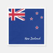 Serviette En Papier Nouvelle-Zélande & Nouvelle-Zélande Drapeau mode d (Devant)