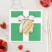 Serviette En Papier N'ouvrez pas jusqu'au papier de Noël Napkin (En situation)