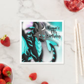 Serviette En Papier Novastorm Dragon (En situation)