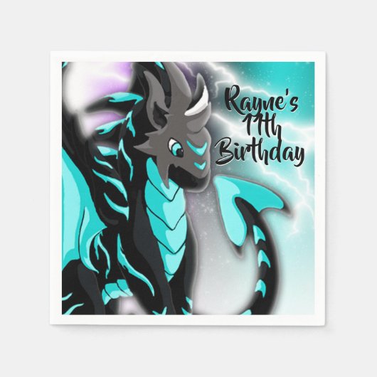 Serviette En Papier Novastorm Dragon (Devant)