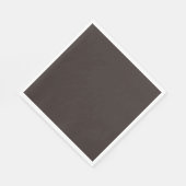 Serviette En Papier Noyer solide, Brown, (Coin)