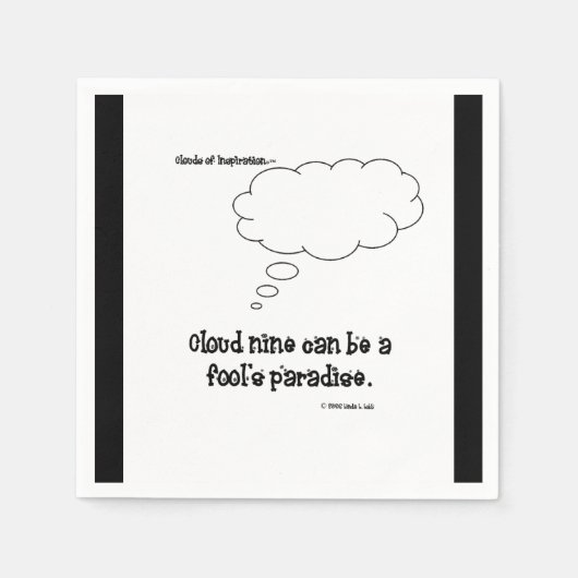 Serviette En Papier Nuage neuf (Devant)