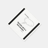 Serviette En Papier Nuage neuf (Coin)