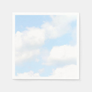 Serviette En Papier Nuages