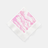 Serviette En Papier Nuages roses festifs (Coin)
