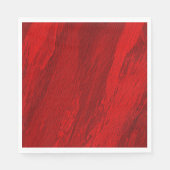 Serviette En Papier nuances diagonales Abstraites de conception rouge (Devant)