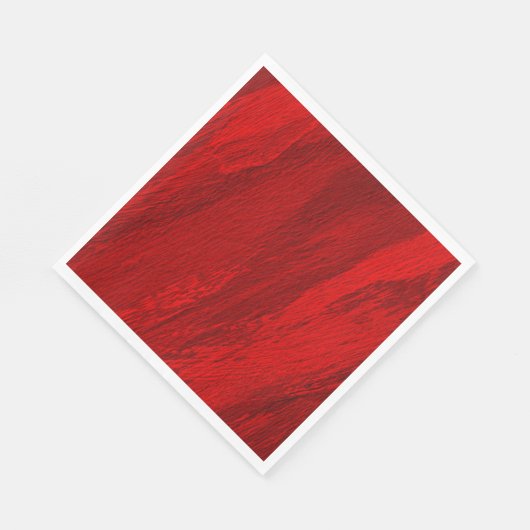 Serviette En Papier nuances diagonales Abstraites de conception rouge (Coin)