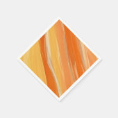 Serviette En Papier Nuances d'orange (Coin)