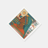 Serviette En Papier Nubien (Coin)