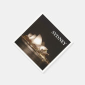 Serviette En Papier Nuit à l'Opéra Cocktail Napkin (Coin)