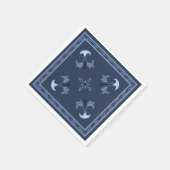 Serviette En Papier Nuit bleue (Coin)