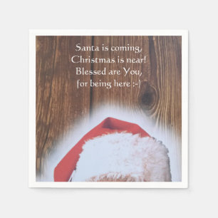 Serviette En Papier Nuit de Noël Napkin