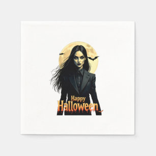Serviette En Papier Nuit d'Halloween en cuisine