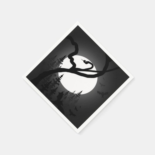 Serviette En Papier Nuit enchantée (Coin)