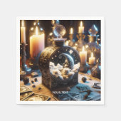 Serviette En Papier Nuit Imaginaire Mignonne Decanter Moon (Devant)