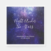 Serviette En Papier Nuit sous les étoiles Galaxy (Devant)