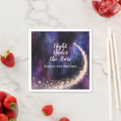 Serviette En Papier Nuit sous les étoiles serviettes (En situation)