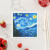 Serviette En Papier Nuit Van Gogh Starry (En situation)