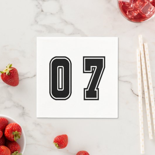 Serviette En Papier Numéro 07 (En situation)