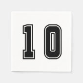 Serviette En Papier Numéro 10 (Devant)