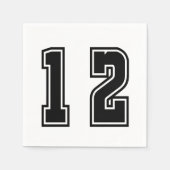 Serviette En Papier Numéro 12 (Devant)