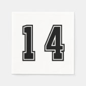 Serviette En Papier Numéro 14 (Devant)