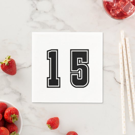 Serviette En Papier Numéro 15 (En situation)