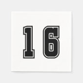 Serviette En Papier Numéro 16 (Devant)