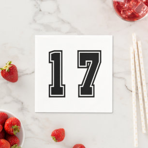 Serviette En Papier Numéro 17