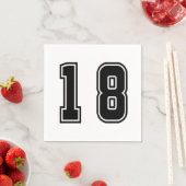 Serviette En Papier Numéro 18 (En situation)