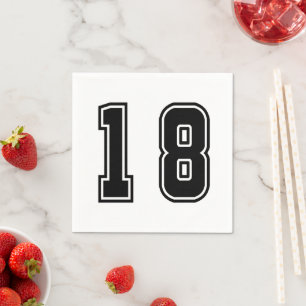 Serviette En Papier Numéro 18