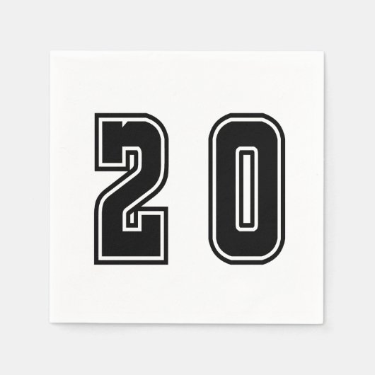 Serviette En Papier numéro 20 (Devant)