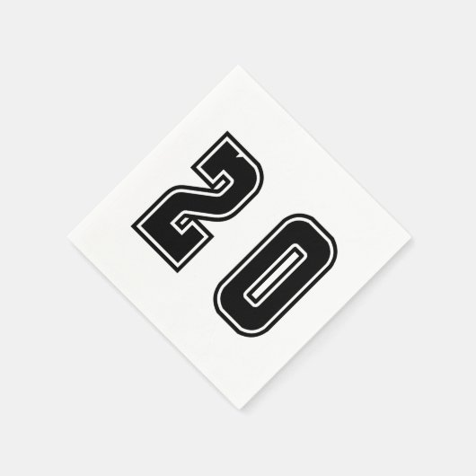 Serviette En Papier numéro 20 (Coin)