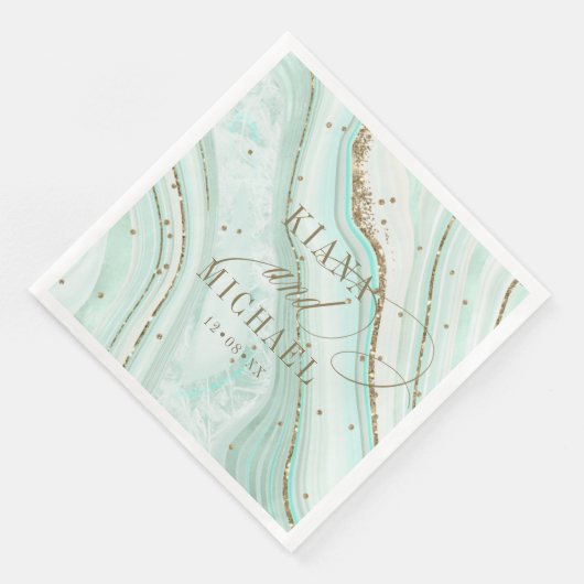 Serviette En Papier Numéro de référence du Mariage d'agent Abstrait827 (Coin)