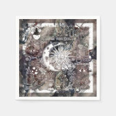 Serviette En Papier Numérologie chanceuse Manifestation Magie Galaxie (Devant)