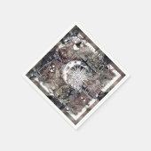 Serviette En Papier Numérologie chanceuse Manifestation Magie Galaxie  (Coin)