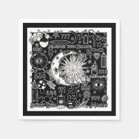 Numérologie chanceuse Manifestation Magie noir & b