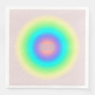 Serviette En Papier Numéros d'ange 222 - Solde et harmonie