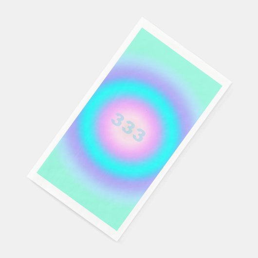 Serviette En Papier Numéros d'ange 333 - Créativité et action (Coin)