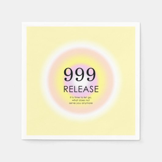 Serviette En Papier Numéros d'anges modernes Numérologie Signification (Devant)