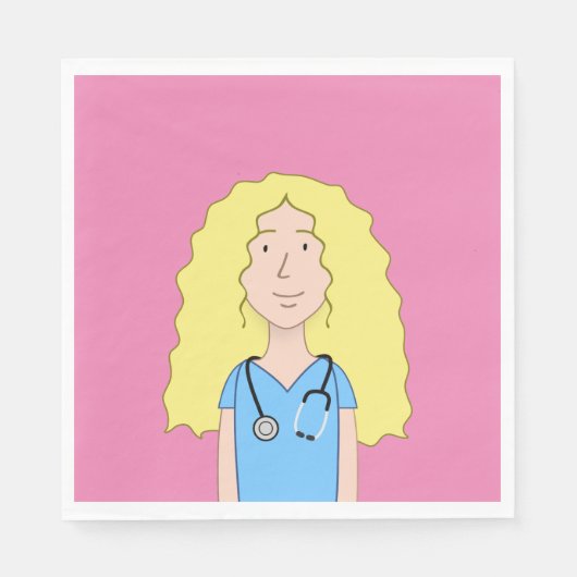 Serviette En Papier Nurse (Devant)