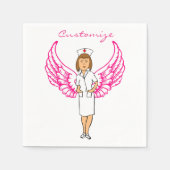 Serviette En Papier Nurse Angel Wings Thunder_Cove (Devant)