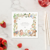 Serviette En Papier Nursery Rhymes Baby Shower Party Paper Napkins (En situation)