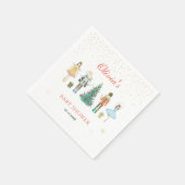 Serviette En Papier Nutcracker Baby shower de Noël Napkin (Coin)