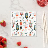 Serviette En Papier Nutcracker Ballet Noël (En situation)