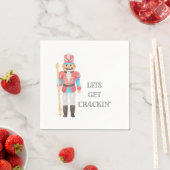 Serviette En Papier Nutcracker Cocktail Napkin (En situation)