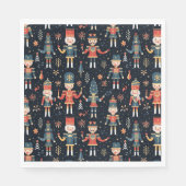 Serviette En Papier Nutcracker Elegance Festive Motif Collection (Devant)